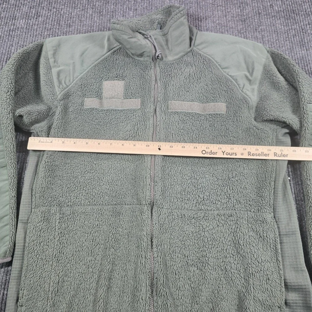 Peckham Jacket Mens Medium Green Fleece Cold Weather Gen III Military Full Zip